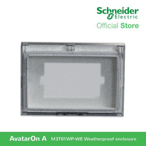 Schneider AvatarOn A Square Weather Proof Box White M3T01WP-WE For Sale