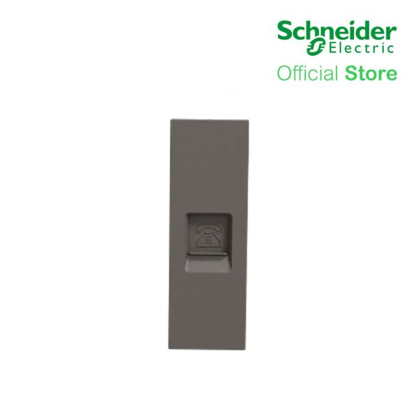 Schneider Telephone Socket AvatarOn With Shutter BLK M3T1RJ4M-BK Online Sale