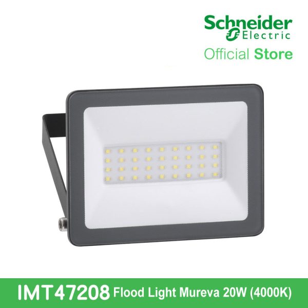 Schneider Flood Light Mureva 20W 4000K IP65 230V IMT47208 Hot on Sale