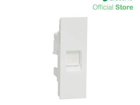 Schneider Telephone Socket AvatarOn With Shutter White M3T1RJ4M-WE Supply