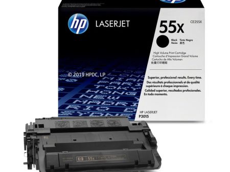 HP 55X Original Toner Cartridge for HP LaserJet Enterprise P3015dn, P3015n, P3015d, P3015x, 500 MFP M525f, 500 MFP M525dn, Pro MFP M521dn, Flow MFP M525c Printer For Sale