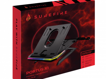 PORTUS X1 GAMING LAPTOP STAND WITH RGB Fashion