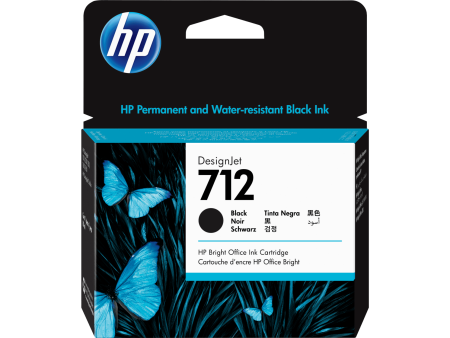 HP 712 Original Ink Black 80ML Fashion