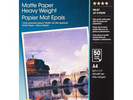 Epson Matte Paper Heavy Weight, A4 (50 sheets) (S041256) Hot on Sale