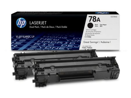 HP 78A 2-pack Original Toner Cartridges for HP LaserJet Pro M1536, M1537, M1538, M1539, P1566, P1606 Printers For Cheap