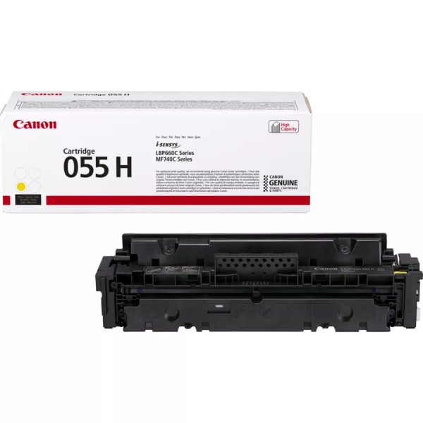 Canon 055H Original Toner Cartridge for Canon i-SENSYS MF744Cdw, MF742Cdw, LBP663Cdw, LBP664Cx, MF746Cx Printers Supply