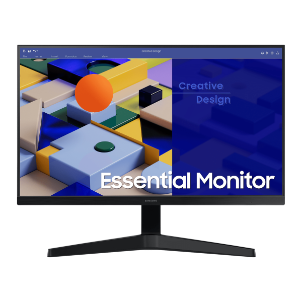 Samsung 24  - S3 S31C Essential Full HD Flat Monitor, IPS Panel, 75Hz, Borderless Design, AMD FreeSync Discount