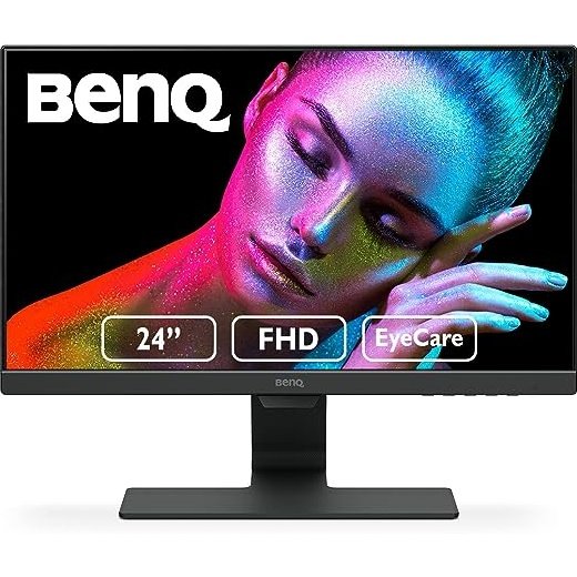 BenQ GW2480 24 Inch FHD 1080p Eye-Care LED Monitor, 1920x1080 Display, IPS Panel, 1Wx2 Speakers Sale