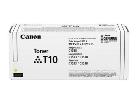 Canon T10 Yellow Original Toner Cartridge for imageCLASS X MF1538   LBP1538, C1538, imageRUNNER C1533   C1538, i-Sensys X C1533  C1538 Online Sale