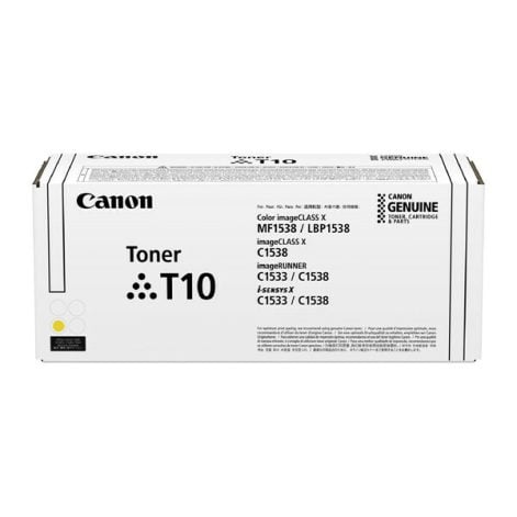 Canon T10 Yellow Original Toner Cartridge for imageCLASS X MF1538   LBP1538, C1538, imageRUNNER C1533   C1538, i-Sensys X C1533  C1538 Online Sale