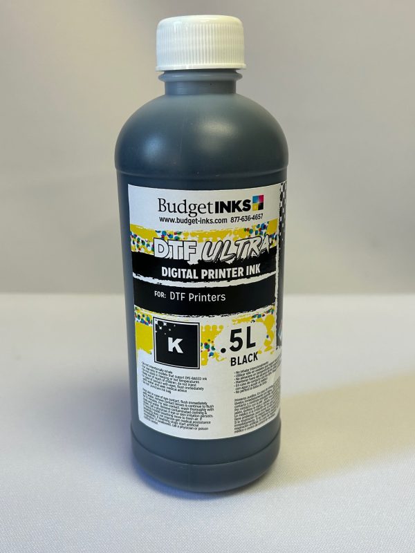 DTF Ultra Black Ink 500mL bottle For Cheap