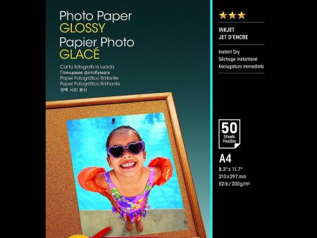 Epson Photo Paper Glossy, A4 (50 sheets)(C13S042539) For Discount