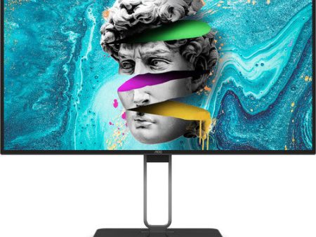 AOC 27  U27U2DP Flat UHD Monitor, IPS Panel 60Hz- DP, HDMI, USB-C Online Hot Sale