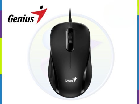 Genius DX-101 USB Full Size Wired Optical Mouse - Black | USB Genius Mouse For Discount