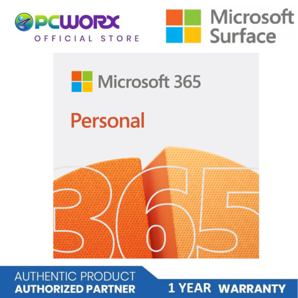 Microsoft QQ2-01398 M365 Personal English APAC EM Subscr 1YR Medialess P8 | Microsoft 365 | Microsoft Software For Discount