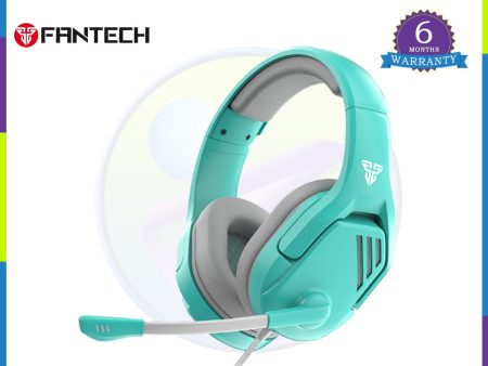 Fantech Valor MH86 Multi Platform Gaming Headset Foldable Microphone Adjustable Headband Mint Green Online now