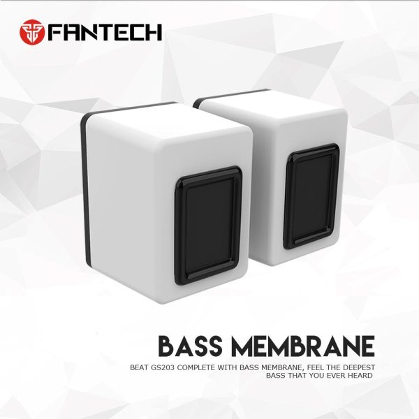 Fantech GS-203 Wired USB 2.0 Speaker Space Edition White For Discount