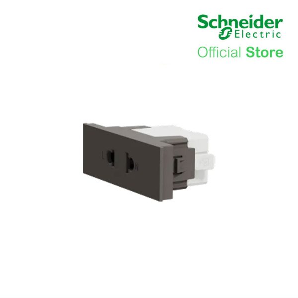 Schneider Socket Outlet Avataron A Universal 16A 250V 2 Pin S Sized Black M3T426US-BK For Sale