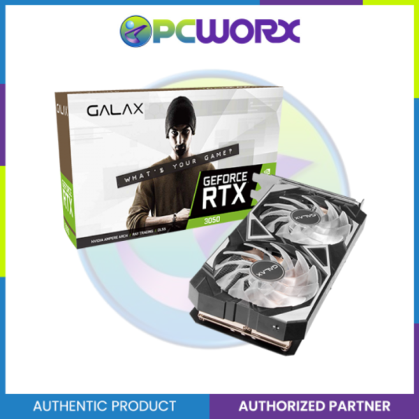 Galax NVIDIA® GeForce RTX™ 3050 EX 1-Click OC 8GB GDDR6 Online Hot Sale