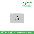 Schneider Socket Outlet AvatarOn A Universal 16A 250V 3 Pin 2S Sized Grey M3T426UST-GY Cheap