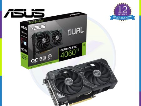 Asus NVIDIA® GeForce RTX™ 4060 Ti Dual OC 8GB GDDR6 Online now