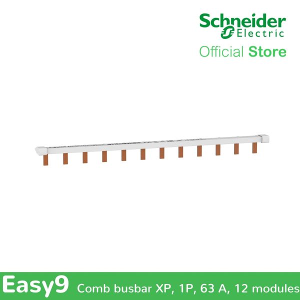 Schneider Easy9 Comb Busbar 1P 12 Modules Connection Comb (EZ9XPH112) Sale