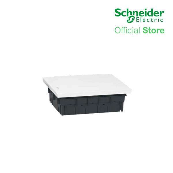 Schneider Enclosure, Resi9 MP Flush Mounting 1 Row of 8 Modules IP40 White Door 1 Earth + 1 Neutral Terminal Blocks MIP22108 Online now