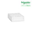 Schneider Enclosure Resi9 MP Surface 2 Rows of 12 Modules IP40 White Door 1 Earth + 1 Neutral Terminal Blocks MIP12212 on Sale