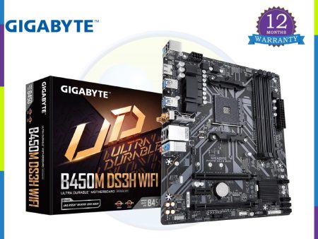 Gigabyte B450M DS3H WIFI Micro ATX AM4 Motherboard Online now