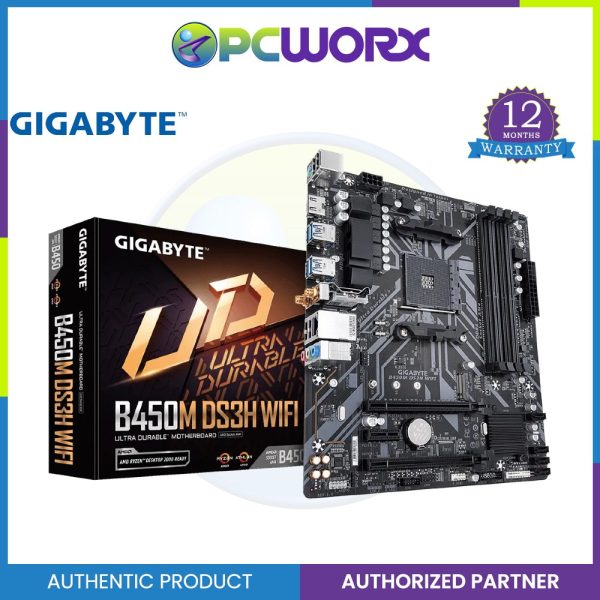 Gigabyte B450M DS3H WIFI Micro ATX AM4 Motherboard Online now