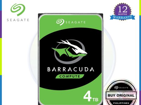 Seagate BarraCuda Internal Hard Drive 4TB SATA 6Gb s 256MB Cache 3.5-Inch Online now