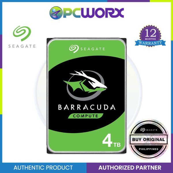 Seagate BarraCuda Internal Hard Drive 4TB SATA 6Gb s 256MB Cache 3.5-Inch Online now