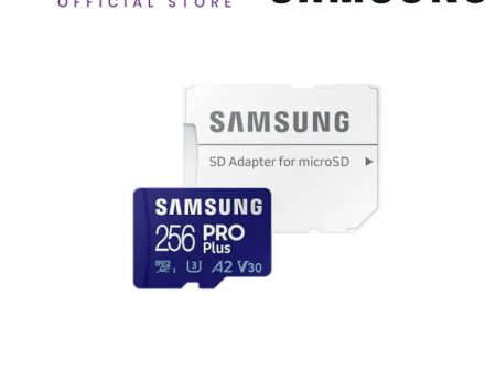 Samsung MB-MD256SA APC 256GB MICRO SD PRO PLUS W ADAPTER SAMSUNG 256GB MICRO SD MEMORY CARD | 256 PRO Memory Card MicroSD For Discount