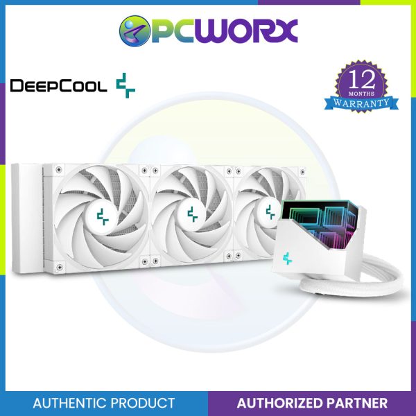 Deepcool LT720 Mirror Design Pump Head, 14.2 inches (360 mm) Radiator, All-in-One Water Cooling CPU Cooler Fashion