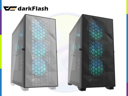 darkFlash DLX21 Mesh Luxury ATX Gaming PC Case Fashion