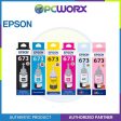 Epson T673  Original Genuine Ink for L800, L805, L810, L850 & L1800 Supply