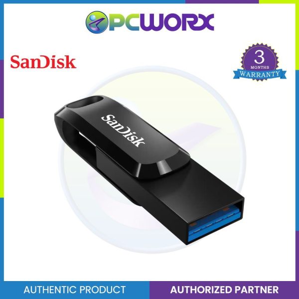 SanDisk 32GB Ultra Dual Drive Go USB Type-C Flash Drive - Black | Navy Blue Online