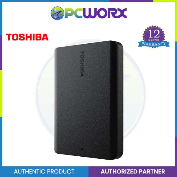 Toshiba Canvio Basics 1TB Portable External HDD - USB 3.2 for PC Laptop Windows and Mac External HDD Supply