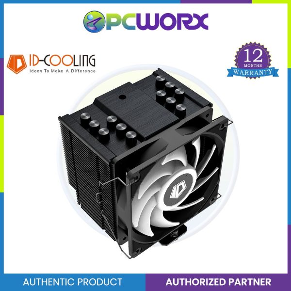 ID-Cooling SE-226-XT Black CPU Cooler Intel AMD CPU Air Cooler 6 Heatpipes All-Black For Sale