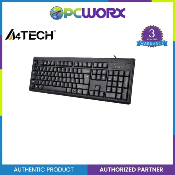 A4Tech KRS-83 Comfortable A Shape Spill Resistant USB Keyboard Cheap