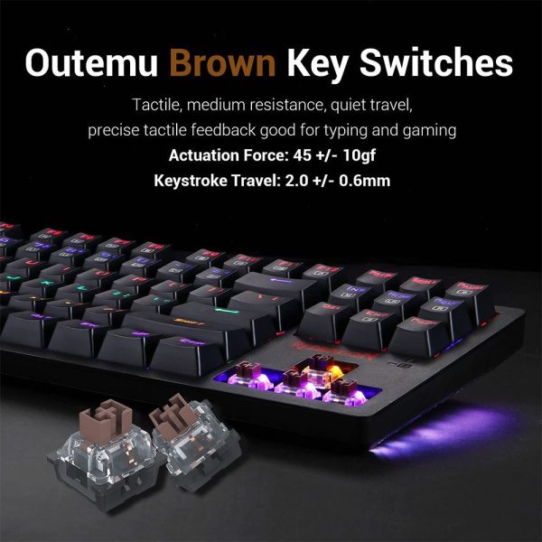 Redragon S113-KN 2-in-1 Esssential Gaming Keyboard and Mouse Combo on Sale