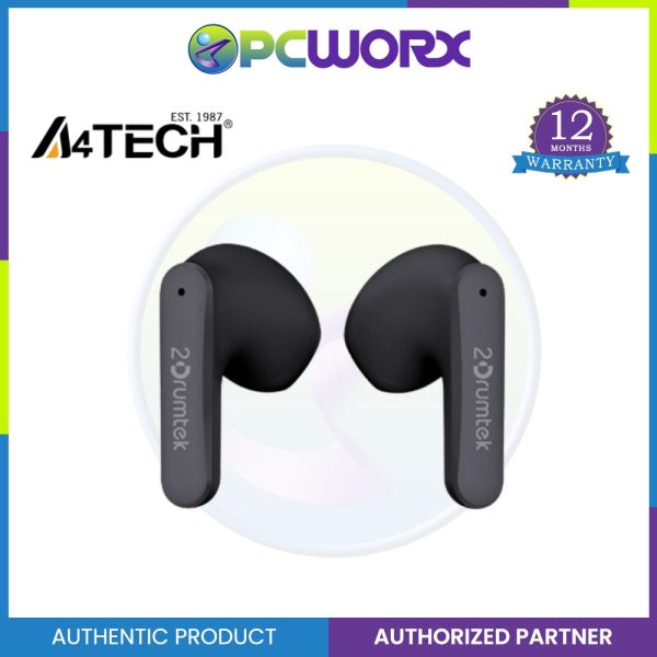 A4tech B20 2Drumtek True Wireless Earphone Ash Grey Bluetooth  v5.2 Wireless Earphone Online Sale