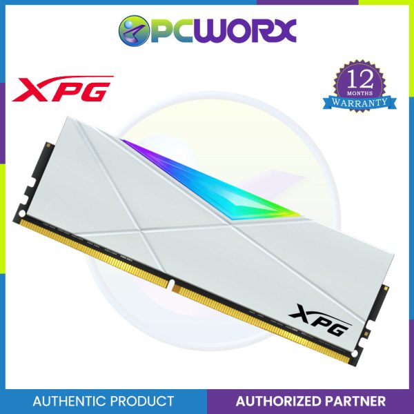 Adata XPG SPECTRIX D50 RGB 16GB (2X8GB) DDR4 3200Mhz RAM - Tungstem Gray & White Cheap