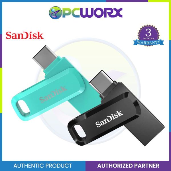 SanDisk 512GB Ultra Dual Drive Go USB Type-C Flash Drive - Black | Green Hot on Sale