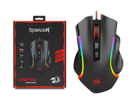 Redragon M607 Griffin 7200 DPI RGB Gaming Mouse on Sale