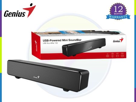 Genius Mini Soundbar 100 Speaker USB Supply