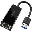 Ugreen CR111 20256 USB 3.0A to RJ45 Gigabit Ethernet Adapter 10CM Black Sale