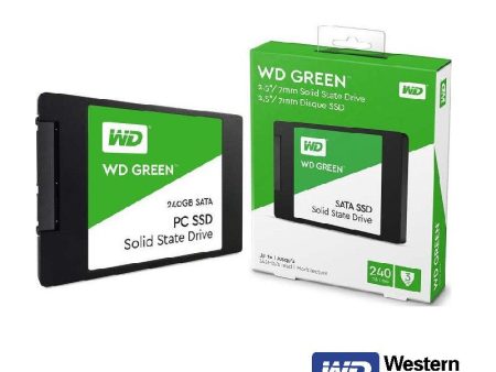 Western Digital WD S240G2G0A 240GB 2.5 3D NAND Solid State Drive (Green) For Cheap