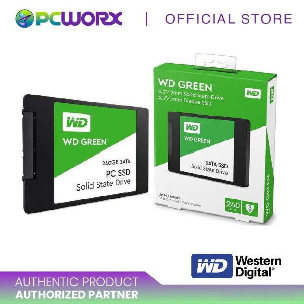 Western Digital WD S240G2G0A 240GB 2.5 3D NAND Solid State Drive (Green) For Cheap