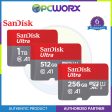 SanDisk 256GB   512GB   1TB Ultra microSDXC UHS-I Memory Card  - 100MB s C10 U1 Full HD A1, MicroSD Fashion